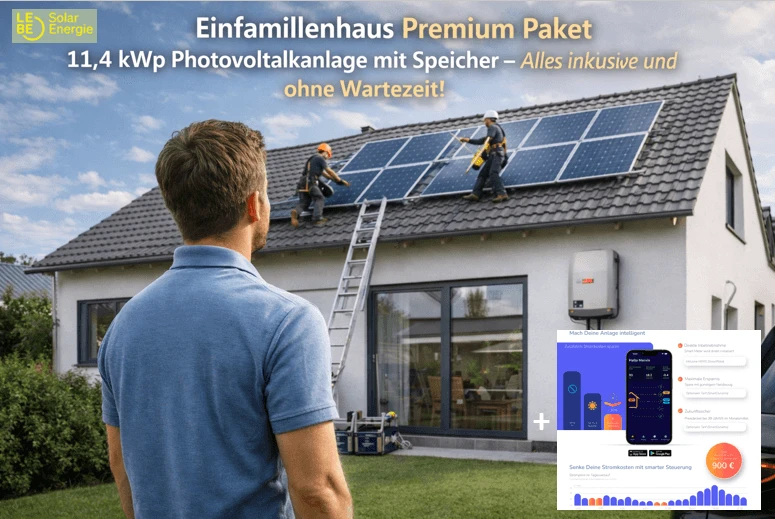 PV-Komplettpaket Einfamilienhaus Premium Paket – 16,1 kWp, ohne Speicher